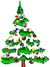 albero di natale neve.gif